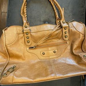 Leather handbag
